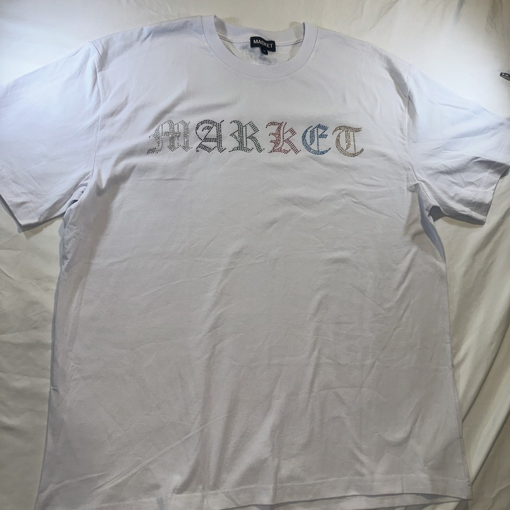 Chinatown Market Studios Rhinestone Tee Shirt Size XL